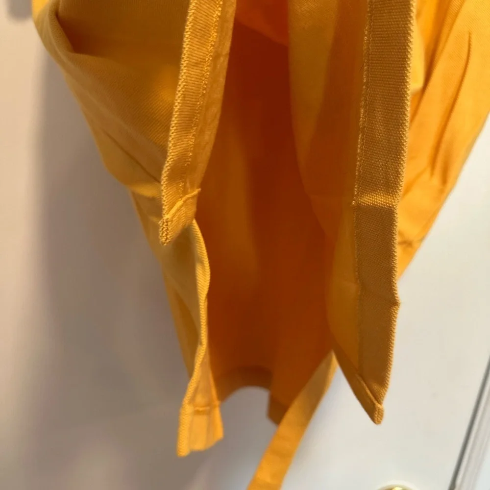 VTG Y2K POLO RALPH LAUREN Sz:XXL Pique Yellow/Orange Cotton Polo Shirt.